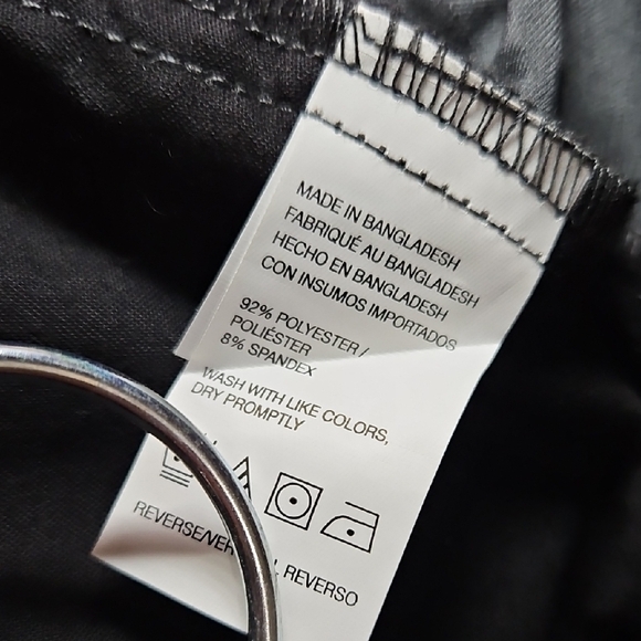 Van Heusen Charcoal Gray Slim Fit Flex 3 Comfort Dress Pants - Picture 10 of 11